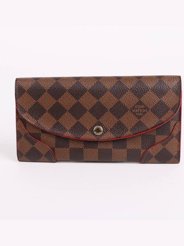 Damier Kaisa Flap Women s Long Wallet - LOUIS VUITTON - BALAAN 1