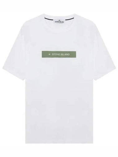 micro logo print t shirt - STONE ISLAND - BALAAN 1