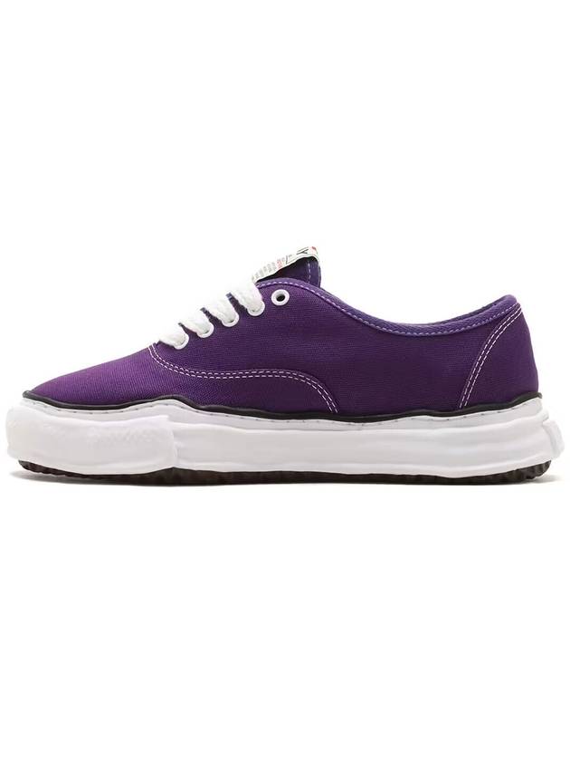 Baker OG Sole Canvas Low Top Sneakers Purple - MIHARA YASUHIRO - BALAAN 4