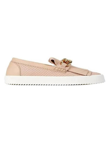 Women's Croc Chain Slip-On Beige - GIUSEPPE ZANOTTI - BALAAN 1