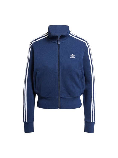 Logo Knit Track Jacket Navy - ADIDAS - BALAAN 1