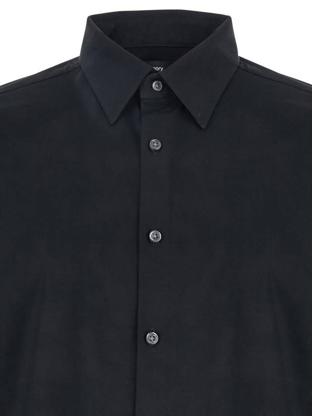 Structure Knit Sylvain Long Sleeve Shirt Black - THEORY - BALAAN 4