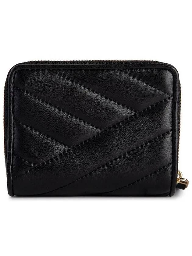 Kira Chevron Mini Bicycle Wallet Black - TORY BURCH - BALAAN.