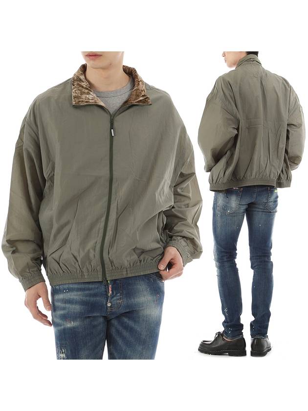 Nylon Zip-up Jacket Fox Grey - ACNE STUDIOS - BALAAN 2