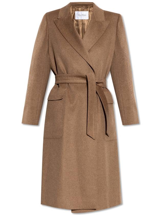 Max Mara Nisa Belted Single Coat Brown - MAX MARA - BALAAN 2