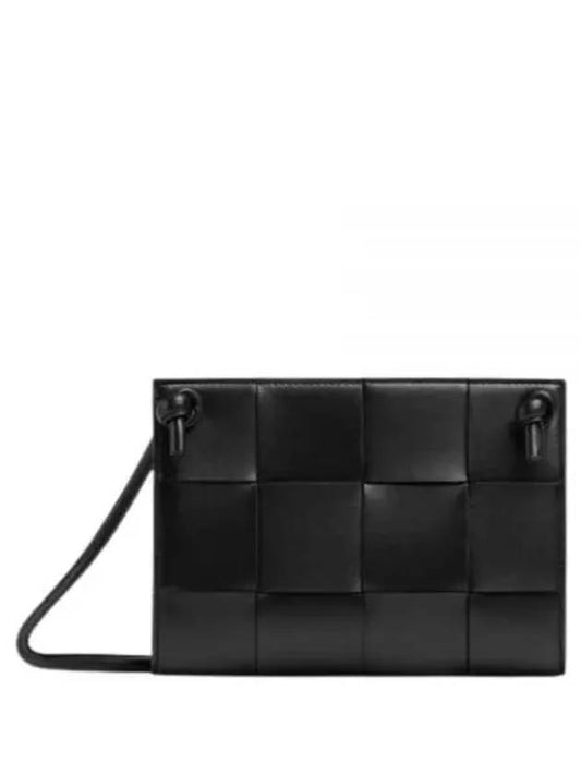 Intrecciato Cassette Mini Cross Bag Black - BOTTEGA VENETA - BALAAN 2