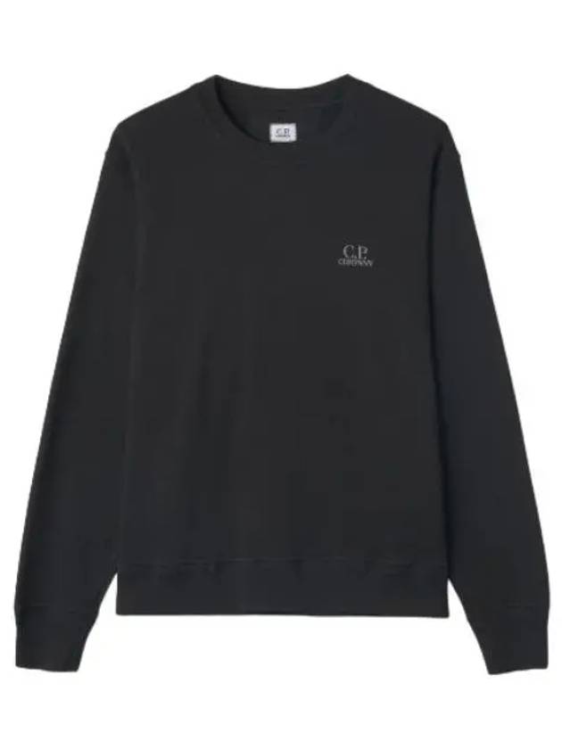 Cotton Fleece Sweatshirt Black T Shirt - CP COMPANY - BALAAN 1