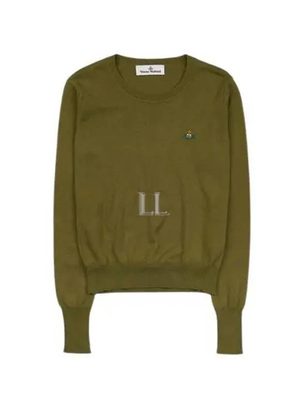 ORB Embroid Logo Knit Top Green - VIVIENNE WESTWOOD - BALAAN 2