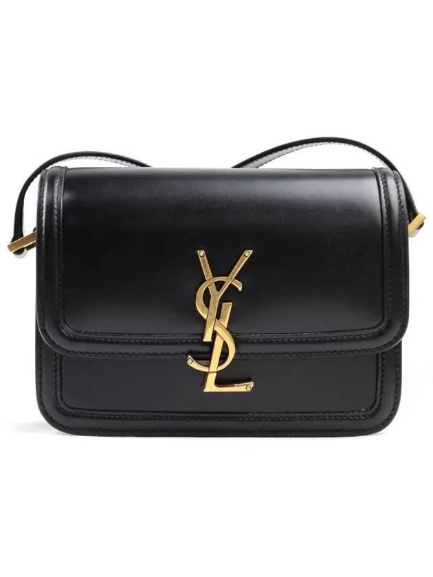 Gold Hardware Monogram Small Solferino Shoulder Bag Black - SAINT LAURENT - BALAAN 6