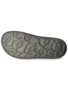 Women's Hybrid Signature Logo Rubber Slippers Black - ALEXANDER MCQUEEN - BALAAN 8