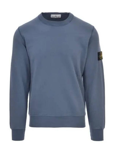 Wappen Patch Crew Neck Sweatshirt Dark Blue - STONE ISLAND - BALAAN 2