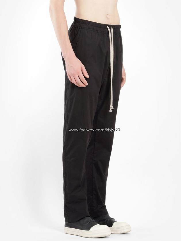 Men's Cotton Baggy Pants Black - RICK OWENS - BALAAN.