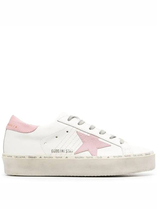 Women's Hi Star Leather Low Top Sneakers White - GOLDEN GOOSE - BALAAN 2