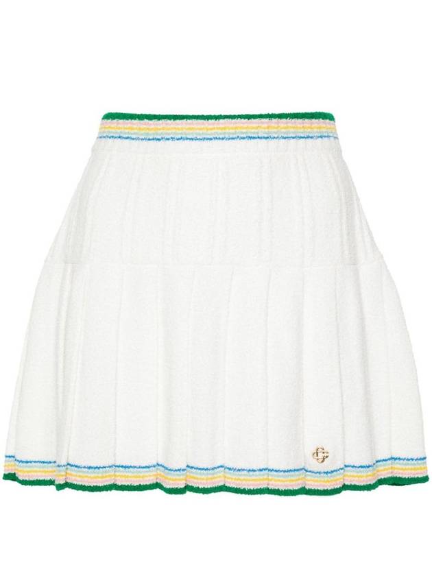 Casablanca Pleated Mini Skirt - CASABLANCA - BALAAN 1