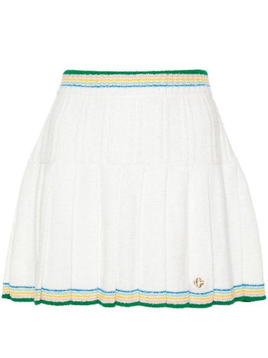 Casablanca Pleated Mini Skirt - CASABLANCA - BALAAN 1