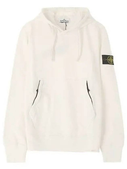 721564960 V0093 Wapen Hooded Ivory Men s T shirt TJ 271338 - STONE ISLAND - BALAAN 1