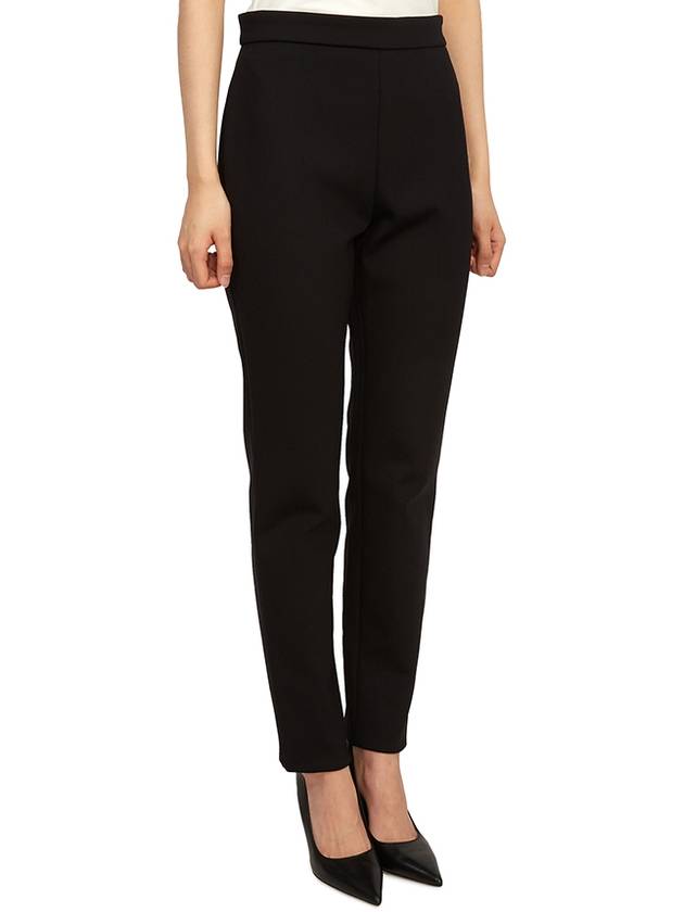 Sonni Zipper Polyamide Slacks Black - MAX MARA - BALAAN 4