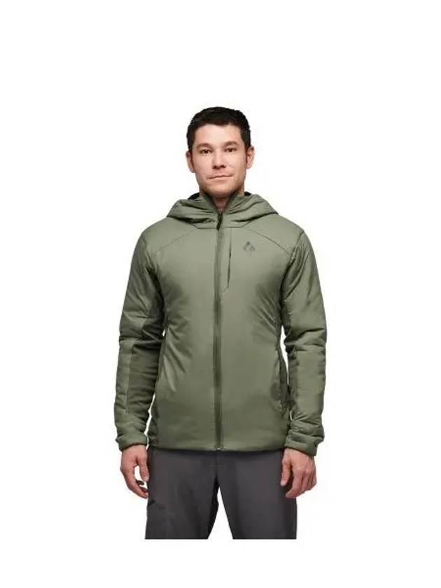 BLACK DIAMOND First Light Hybrid Hoodie MENS NAMAP744008 - BLACK & BROWN - BALAAN 1