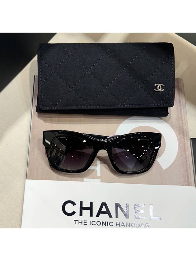 Sunglasses camel pearl heart decoration point - CHANEL - BALAAN 2