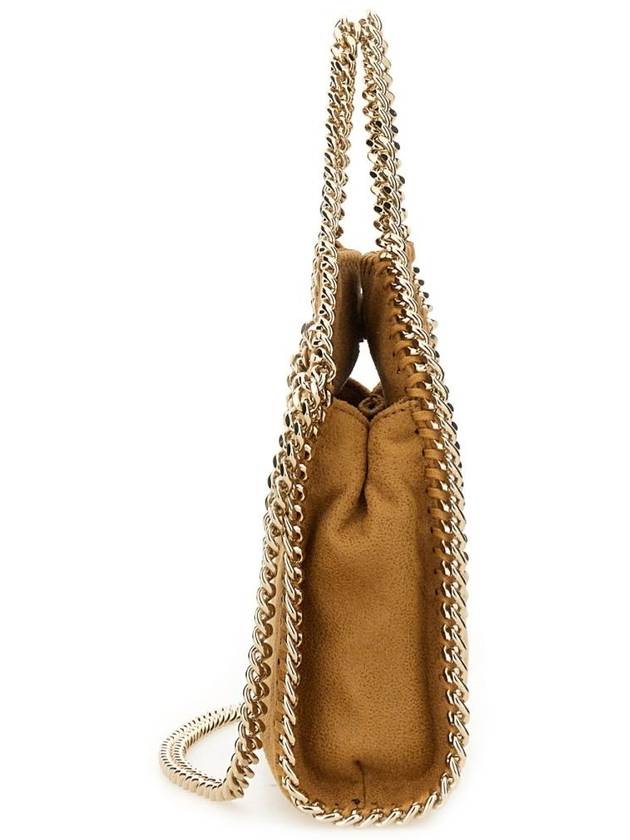 Stella McCartney Light Gold Chain Falabella Micro Tote Bags - STELLA MCCARTNEY - BALAAN 7