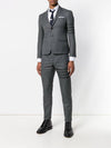 Twill School Uniform 4-Bar Low Rise Skinny Fit Pants Medium Grey - THOM BROWNE - BALAAN 5