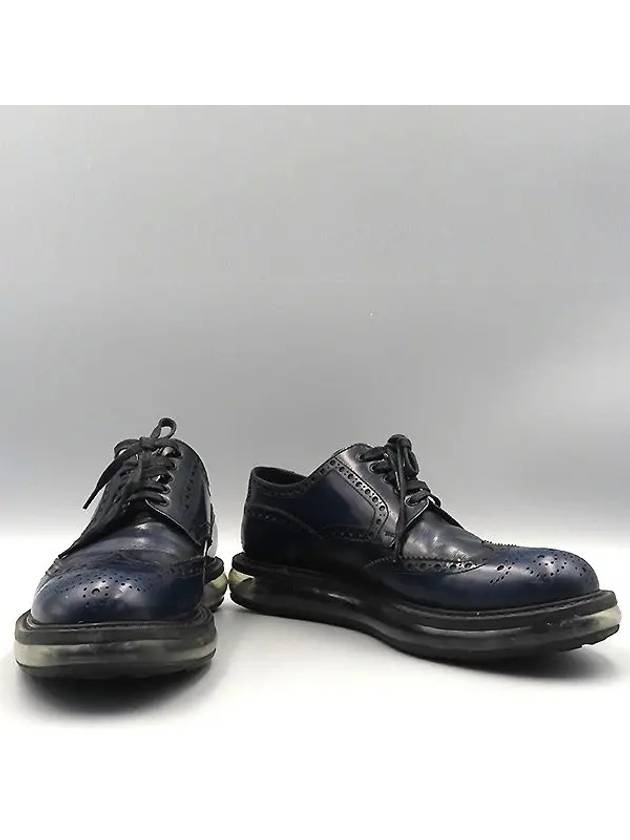 Smith Market Used Luxury Navy Loafers Men s Shoes - PRADA - BALAAN 2