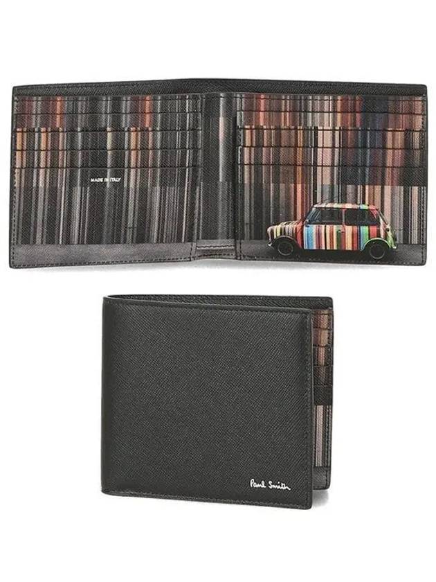 LOGO STAMP LEATHER WALLET M1A4832NMISTR - PAUL SMITH - BALAAN 2