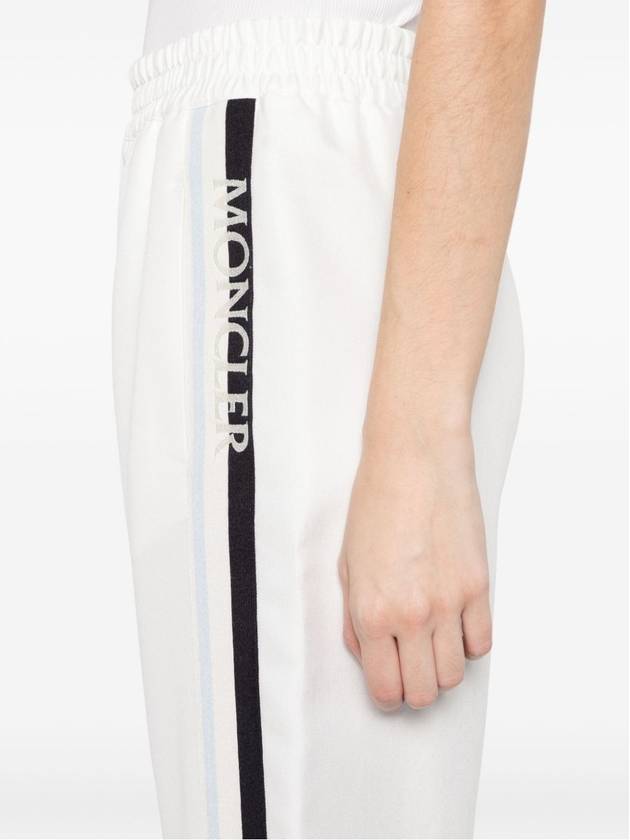 Twill Logo Jogger Track Pants White - MONCLER - BALAAN 3