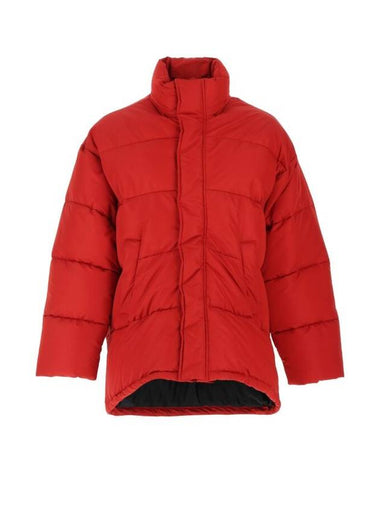 Logo Puffer Padding Red - BALENCIAGA - BALAAN 1