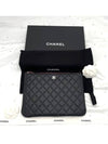 Classic Clutch Caviar Black New Medium Silver A82545 - CHANEL - BALAAN 7