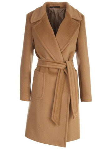 Tagliatore Long Coat W/Belt Clothing - TAGLIATORE - BALAAN 1