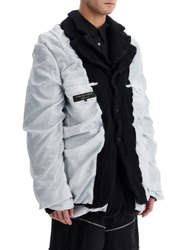 layered jacket with inside out effect - COMME DES GARCONS - BALAAN 2