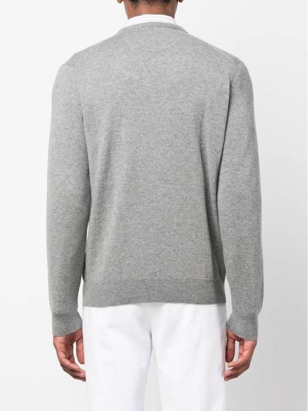 Logo Basic Pullover Knit Top Grey - POLO RALPH LAUREN - BALAAN 3