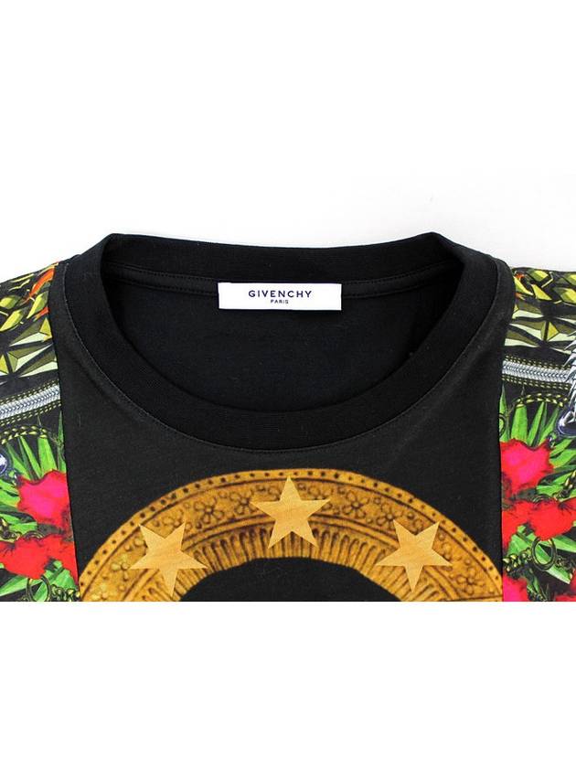 Madonna Flower Short Sleeve 7795481 - GIVENCHY - BALAAN 5