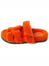 Chypre Wool Sandals Orange - HERMES - BALAAN 5