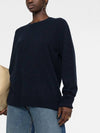 Lambswool Sweater Knit Top Blue - MAISON MARGIELA - BALAAN 3