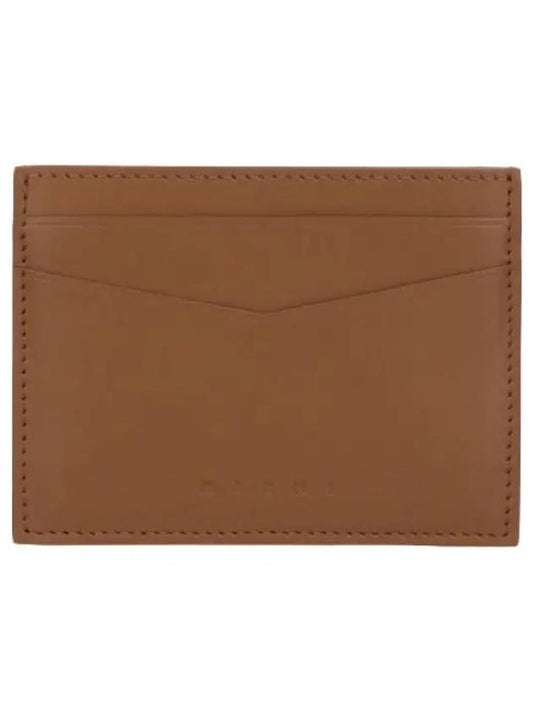 Flat Card Holder Cinnamon Wallet - MARNI - BALAAN 1