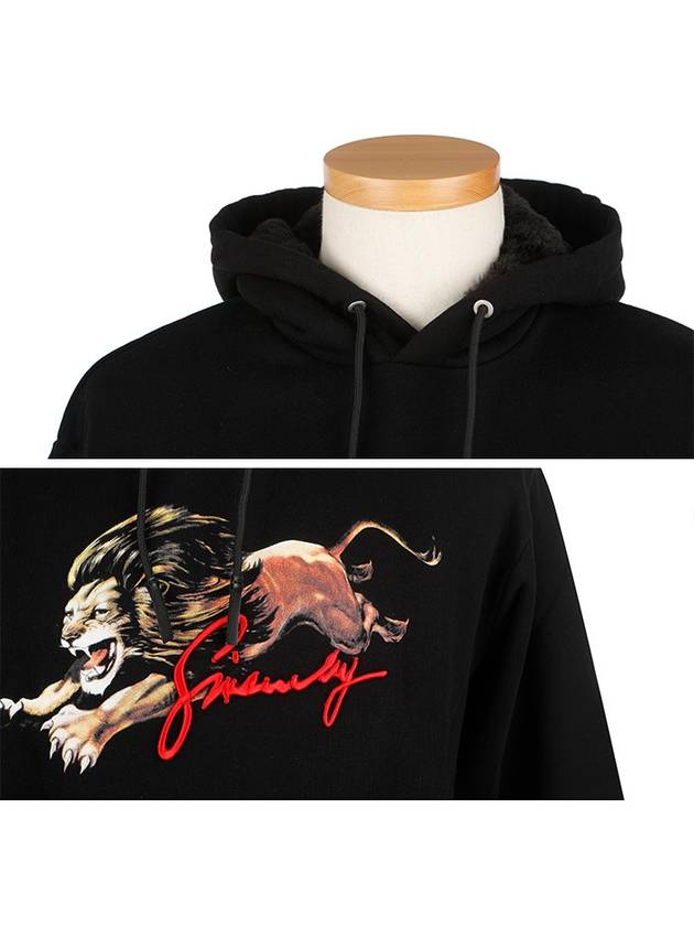 Lion Print Hoodie Black - GIVENCHY - BALAAN 5