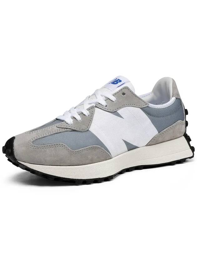 Men's 327 Low Top Sneakers Grey - NEW BALANCE - BALAAN 8