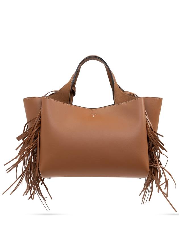 Tod’s Fringed Handbag, Women's, Brown - TOD'S - BALAAN 3