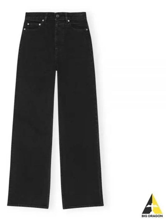 Washed Black Andy Jeans - GANNI - BALAAN 2