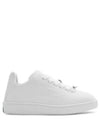 Leather Box Low-Top Sneakers White - BURBERRY - BALAAN 2