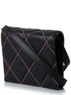 Three Stripes Quilted Caviar Bag - THOM BROWNE - BALAAN 4