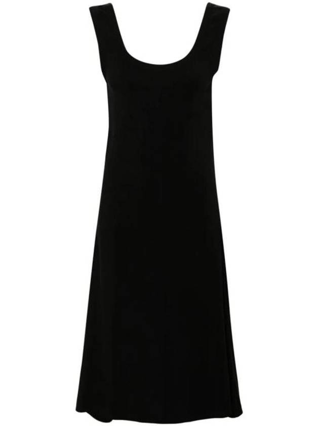 Midi Dress BLACK - JIL SANDER - BALAAN 1