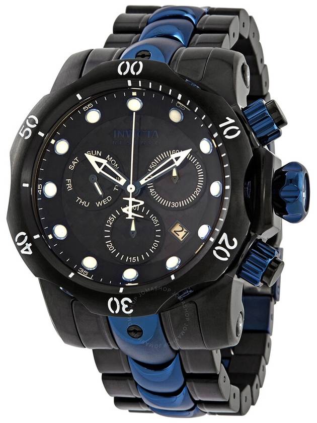 Invicta Venom Chronograph Black Carbon Fiber Dial Two-tone Men's Watch 15461 - INVICTA - BALAAN 1