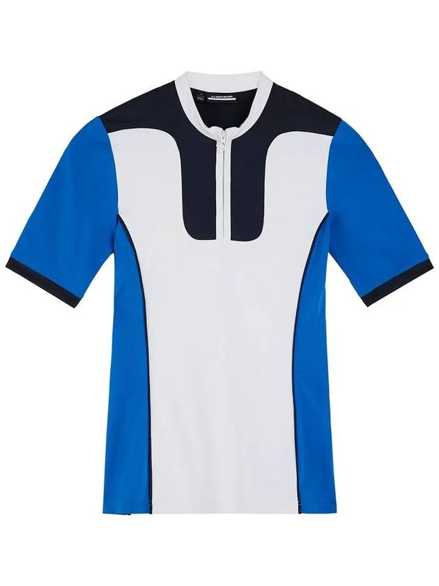 Golf Short Sleeve Bea Top BEA Blue - J.LINDEBERG - BALAAN 1