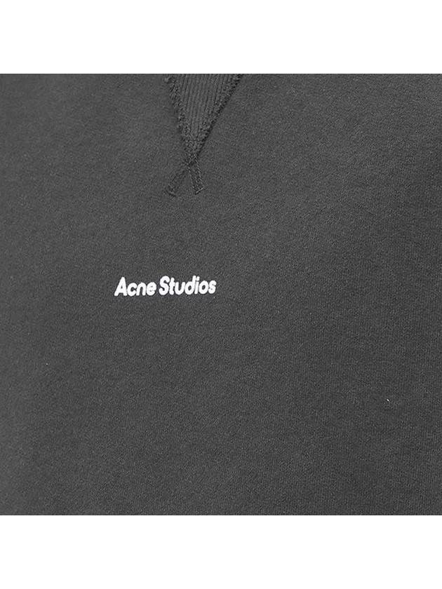 Lettering Logo Sweatshirt Black - ACNE STUDIOS - BALAAN 5