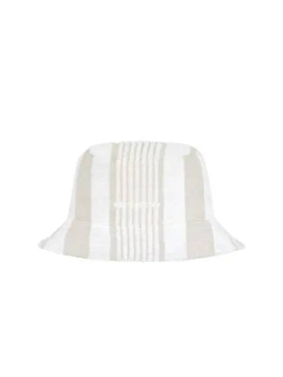 Cotton Towelling Stripes Bucket Hat Ivory - GIVENCHY - BALAAN 2