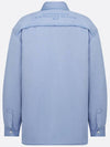 Overshirt Cotton Jacket Blue - DIOR - BALAAN 7