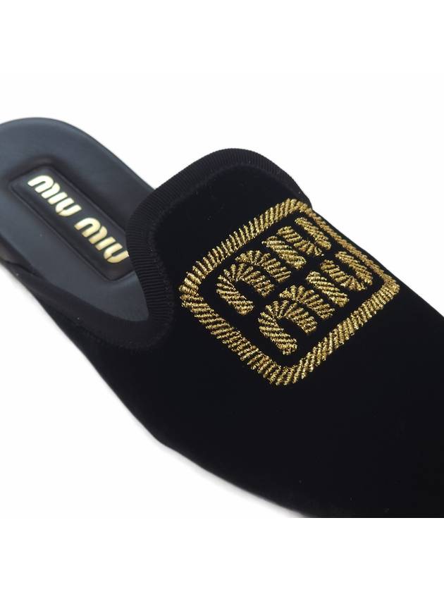 Women s Velvet Slippers Black 5S104EF005 - MIU MIU - BALAAN 6